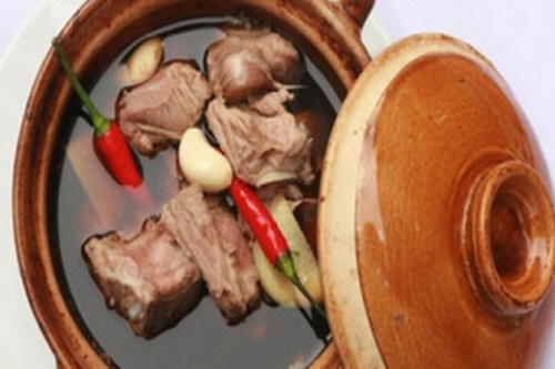 thịt hầm bạch quả thịt hầm bạch quả
