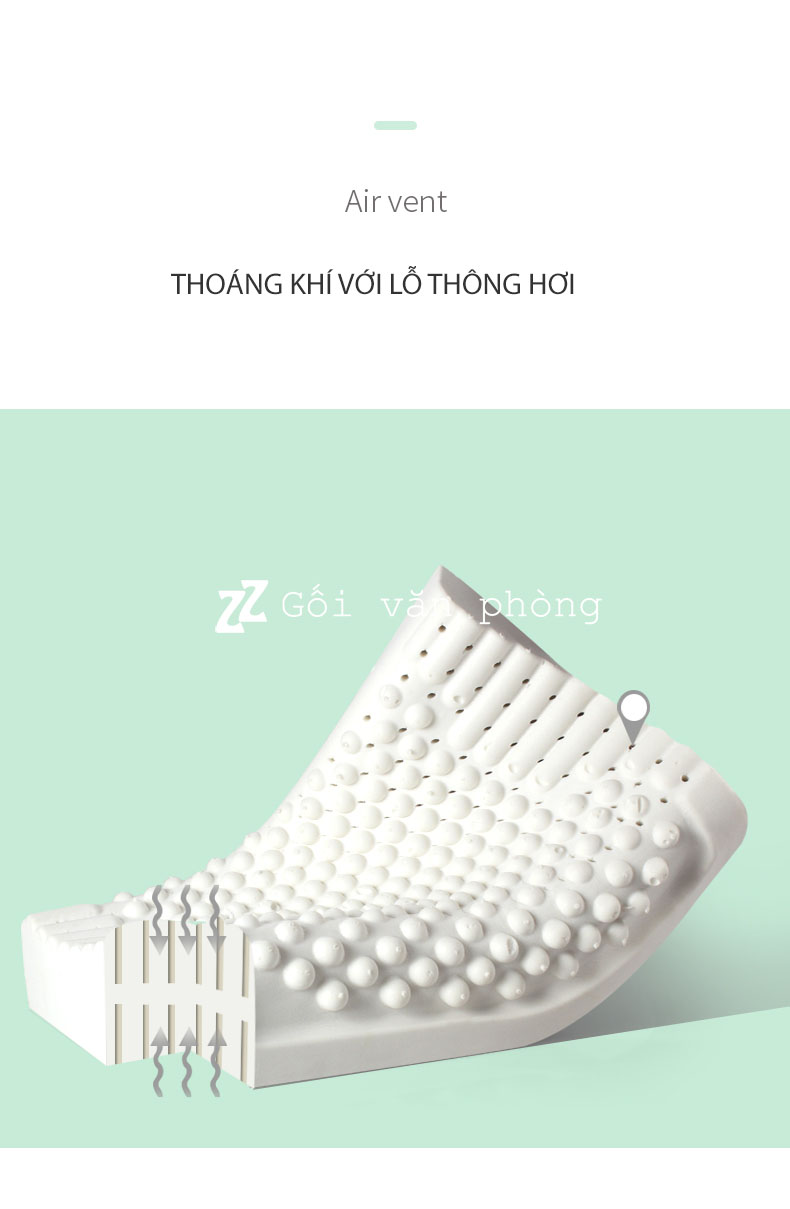 Gối ngủ có lỗ Gối ngủ có lỗ